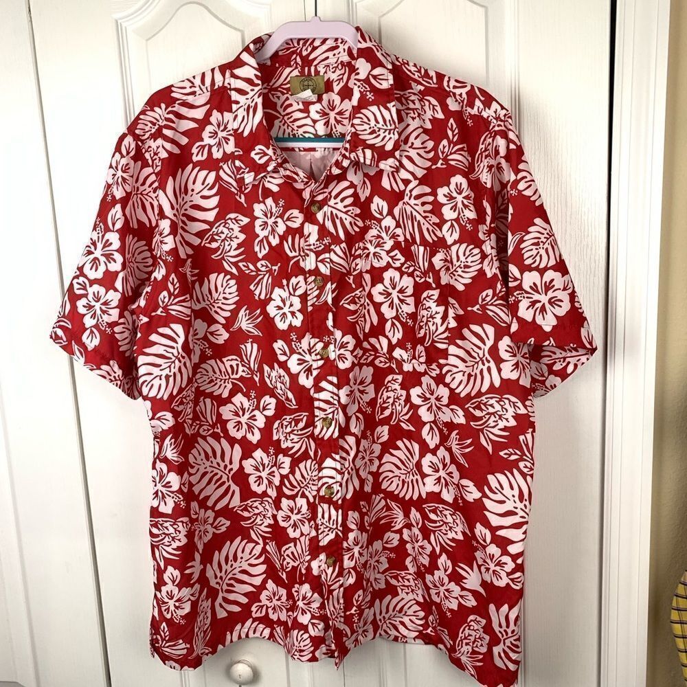 Haband Travelers Hawaiian Shirt‎